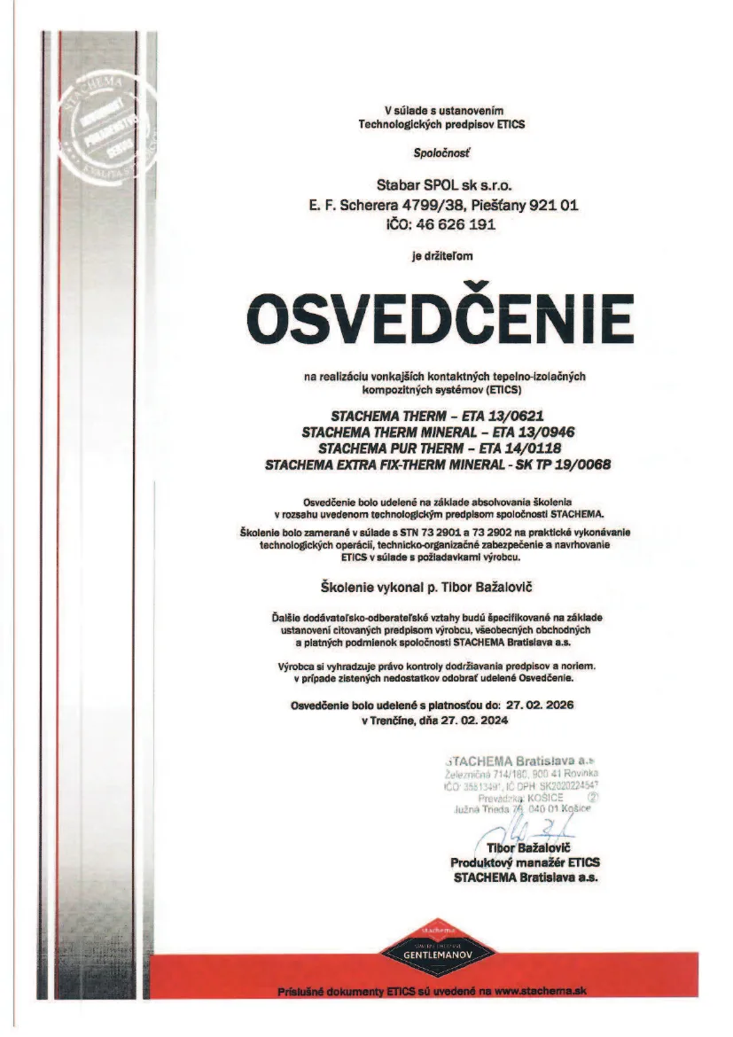 STACHEMA, náhľad dokumentu